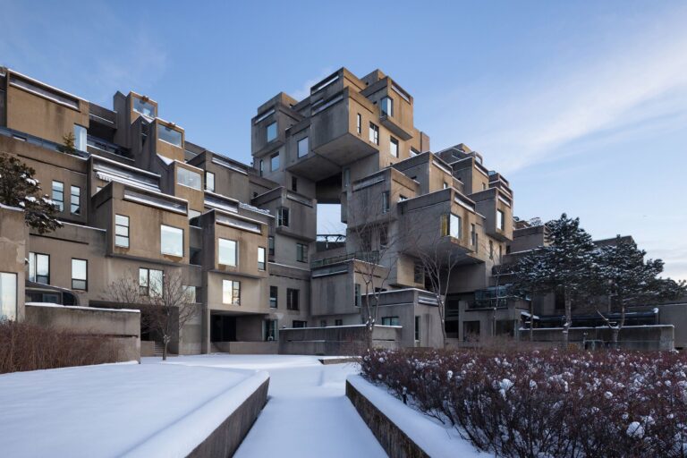 Architecture Photography in Winter, Exterior photography of Habitat 67 in Montreal, Canada